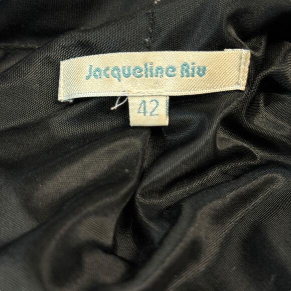 Jacqueline Riu Steampunk Jacket Women VTG 42 Black Gothic Victorian DarkAcademia - Picture 9 of 11